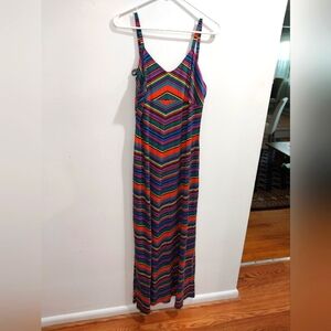 Xhilaration Multicolored Maxi Dress